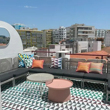 Lägenhet Groovy Caparica Gem With Large Sunny Terrace