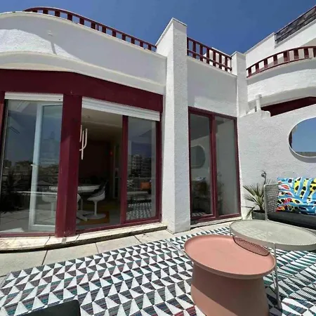 Groovy Caparica Gem With Large Sunny Terrace Apartamento Costa da Caparica